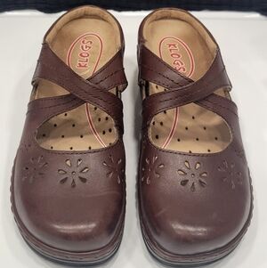 Klogs Brand Women's Size 8.5 M Dark Brown Leather Mules